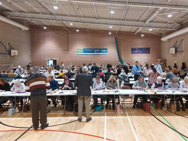 The York and North Yorkshire Mayoral election count gets under way in Northallerton.Picture: LDRS