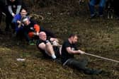 Participants ‘heave-ho’ed’ competitively during the tug of war event.