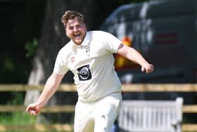 Louis Foxton helped Pateley Bridge CC register their first win of the season in Division One of the Theakston Nidderdale League. Pictures: Gerard Binks