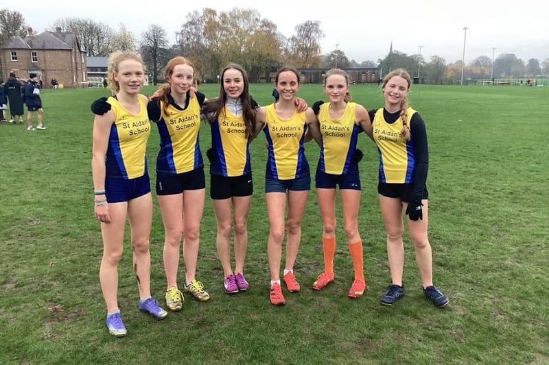 St Aidan's Church of England High School - Year 10 Girls Cross Country team