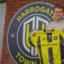 Lewis Cass has joined Harrogate Town on a two-year contract. Picture: Harrogate Town AFC