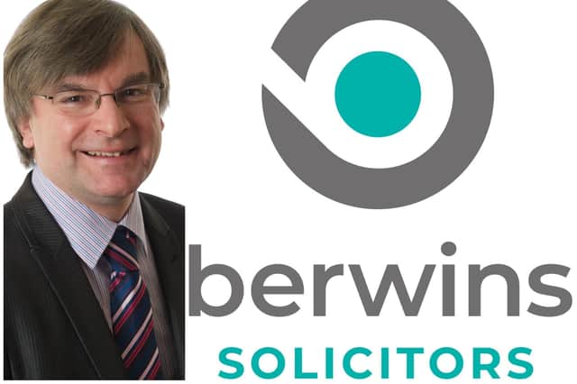 This week's law report from Berwins Solicitors of Harrogate.