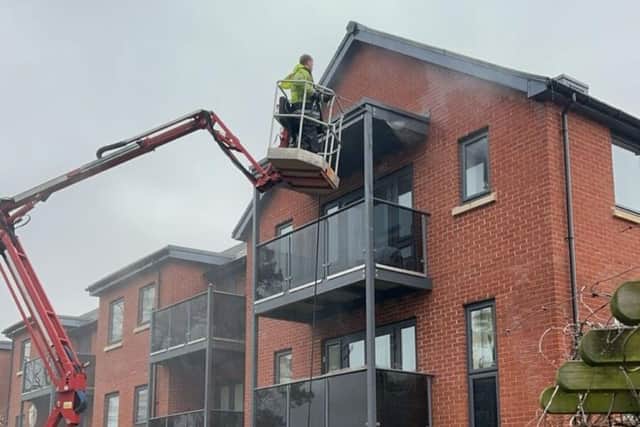 JJL Cleaning Exterior of Care Home