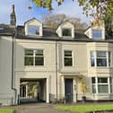 The three-storey townhouse has a choice location in Harrogate.