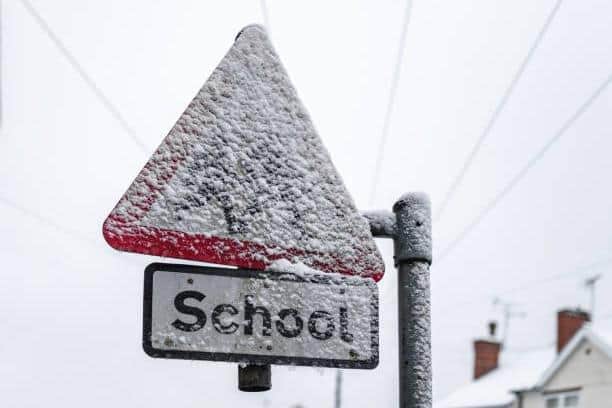 A number of schools across Harrogate are closing their doors to pupils earlier than usual due to heavy snow