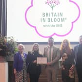 RHS Britain in Bloom glory for Harrogate - Pam Grant (Harrogate in Bloom), Bethany Allen (Harrogate BID), Matthew Chapman (Harrogate BID), Kitti Johnson (Harrogate BID) and Nick Smith (Harrogate Flower Shows). (Picture contributed)