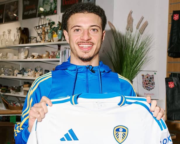 Ethan Ampadu, captain of Leeds United, has donated a signed shirt to The Salvation Army in Ripon as part of Green Football’s Great Save campaign that has been launched to help shine a light on the impact of climate change