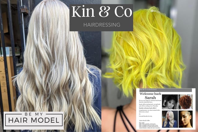 Kin & Co Hairdressing is located on Westmoreland Street in Harrogate. Established stylists with high-quality colouring 'that will leave you looking and feeling your best'.