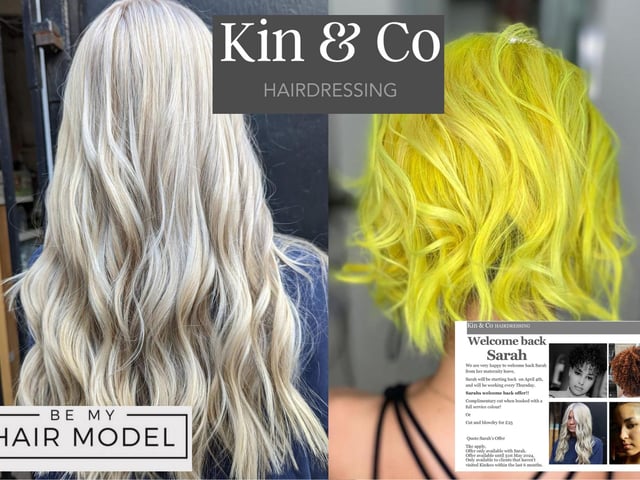 Kin & Co Hairdressing is located on Westmoreland Street in Harrogate. Established stylists with high-quality colouring 'that will leave you looking and feeling your best'.