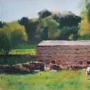 Harrogate exhibition - Muker Barn by artist Paul Talbot-Greaves. (Picture contributed)
