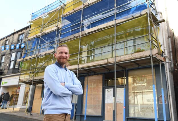 Simon Midgley, owner of Harrogate's Starling Independent Bar Cafe Kitchen, as work progresses on it £250k expansion. (Picture Gerard Binks)