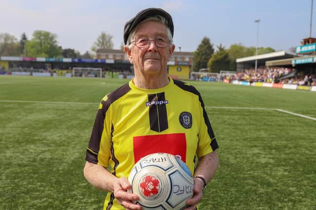 Harrogate Town supporter Johnny Walker passed away recently. Pictures: Matt Kirkham