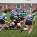Action from Ripon RUFC Bluebelles' 24-17 home win over Hemsworth at Mallorie Park. Picture: Tyler Parker Photography