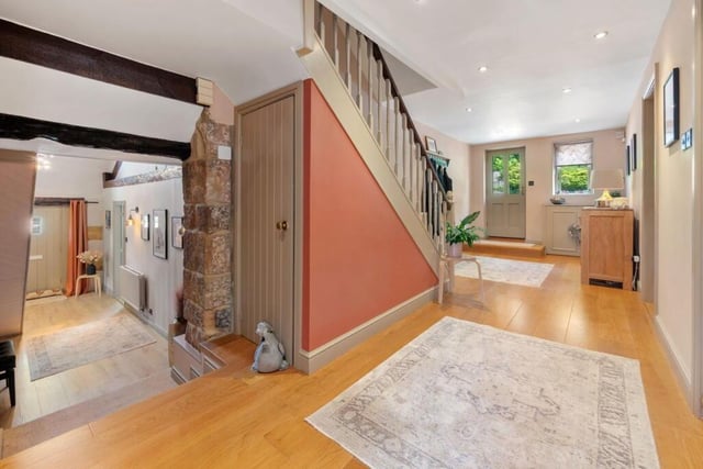 A bright and spacious entrance hallway.