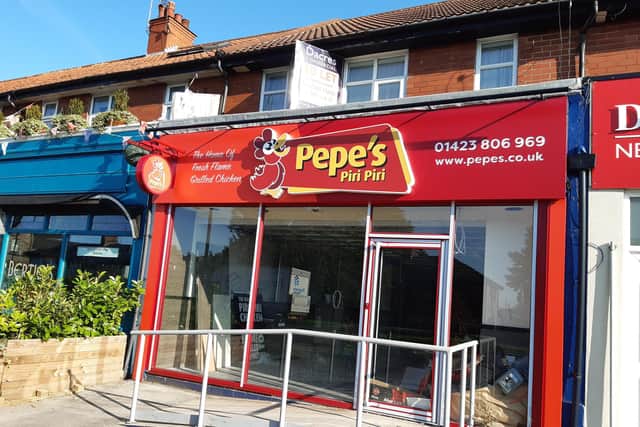 Work is progressing towards the opening of Pepe’s Piri Piri on Knaresborough Road, Harrogate. (Picture contributed)