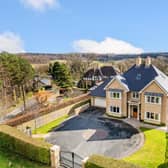 The front aspect of the six-bedroom detached home on one of Harrogate's most sought after roads.