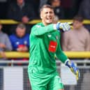 Harrogate Town goalkeeper Pete Jameson joined Hartlepool United on a season-long loan deal in July. Pictures: Matt Kirkham