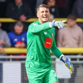 Harrogate Town goalkeeper Pete Jameson joined Hartlepool United on a season-long loan deal in July. Pictures: Matt Kirkham