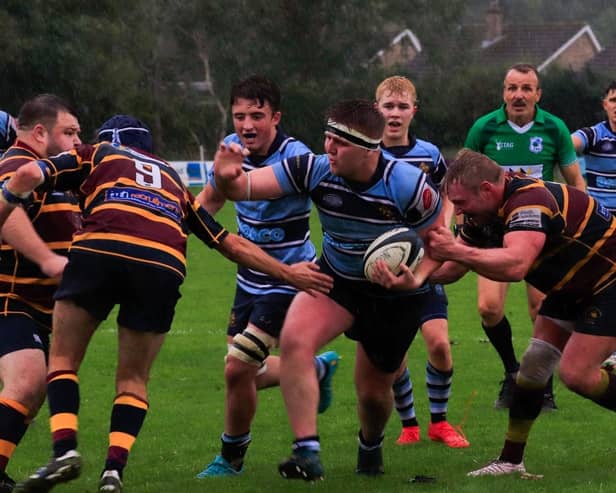 Ripon RUFC looked to be on course for a fine win over Yorkshire Two leaders Wath-Upon-Dearne, but were undone by a last-gasp penalty goal, which condemned them to the narrowest of defeats. Picture: Mandy Errington Photography