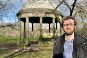 Andrew Timothy, Lib Dem Councillor for Stray, Woodlands, and Hookstone told the Harrogate Advertiser he shared the mother’s anger at the state of  the road in Wayside Close. (Picture contributed)