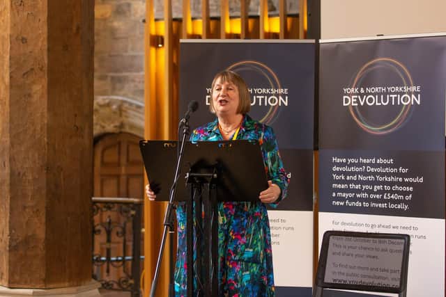 Helen Simpson at devolution consultation launch
