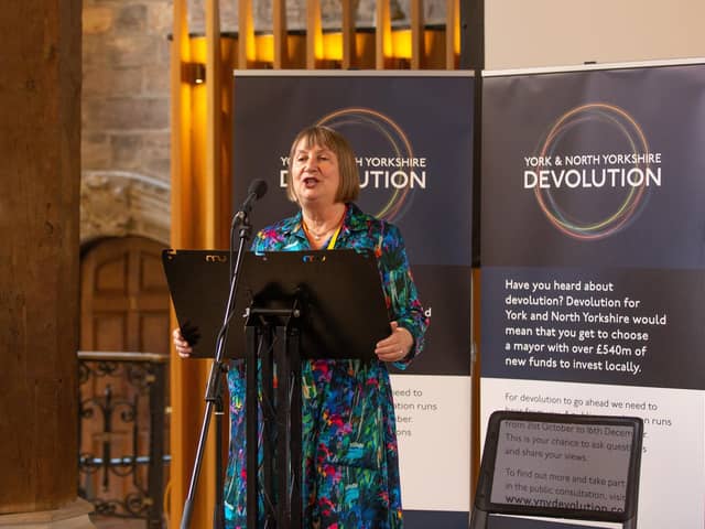 Helen Simpson at devolution consultation launch
