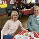 People living with dementia and their carers at the WiSE Memory Café. 