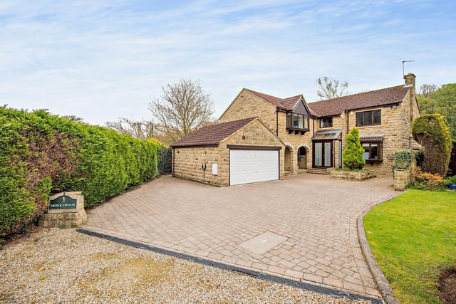 The approach to the detached property in one of Knaresborough's most select locations.