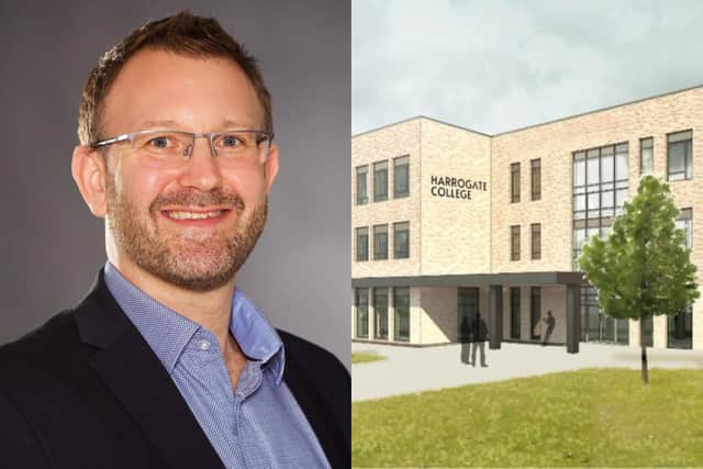 Danny Wild, Principle at Harrogate College, has defended its redevelopment plans after a campaign was launched to fight the £22 million scheme