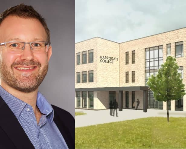 Danny Wild, Principle at Harrogate College, has defended its redevelopment plans after a campaign was launched to fight the £22 million scheme