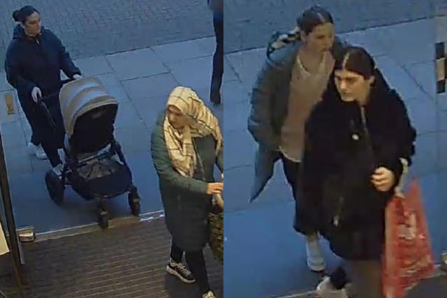 The police would like to speak to these four women after clothing, worth more than £500, was stolen from Next in Harrogate