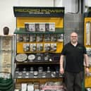 Phillip Darvill, owner of Greenvill Crafts with Record Power products