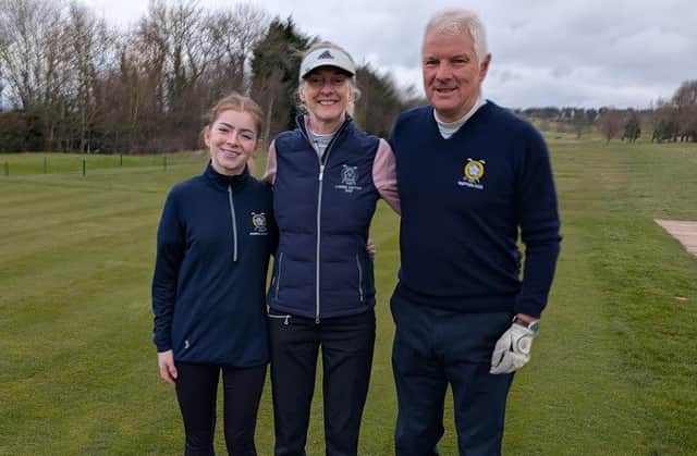 Pannal GC's new captains for 2025 are, from left, Sophie McCormack, Vicky Eyre and Andrew Asquith. Picture: Submitted