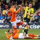 Harrogate Town suffered a 3-1 defeat to Notts County in their final home fixture of the 2024/25 season. Picture: Matt Kirkham
