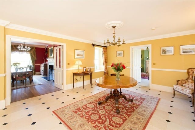 A welcoming entrance hall.
