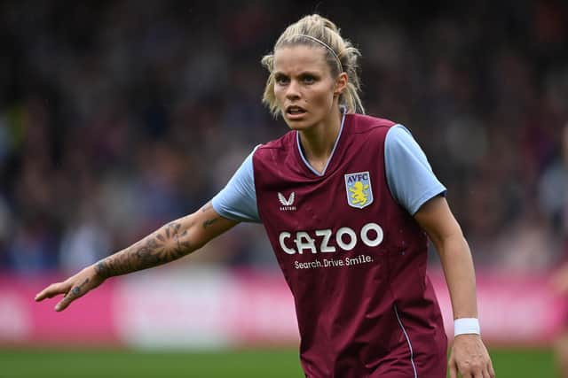 A haul of 22 goals for club side Aston Villa saw Rachel Daly finish 2022/23 as the leading scorer in the Women's Super League. Picture: Getty Images