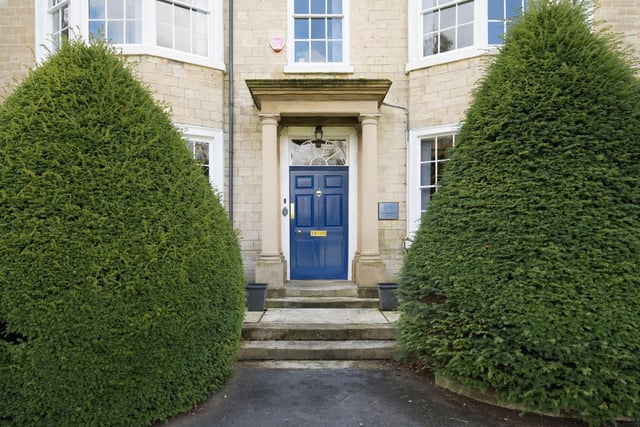 A grand entrance to the Grade ll listed Boston Lodge.