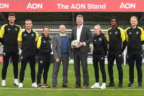 Aon has renewed its sponsorship of Harrogate Town AFC for the 2022/23 season