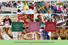 Knaresborough Christmas Market will take place in the first weekend of December.