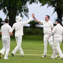 Goldsborough CC inflicted a first defeat of the season on Theakston Nidderdale League leaders. Picture: Gerard Binks