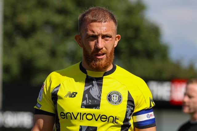 Harrogate Town midfielder George Thomson. Picture: Matt Kirkham