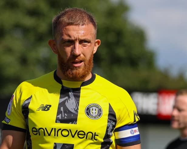 Harrogate Town midfielder George Thomson. Picture: Matt Kirkham