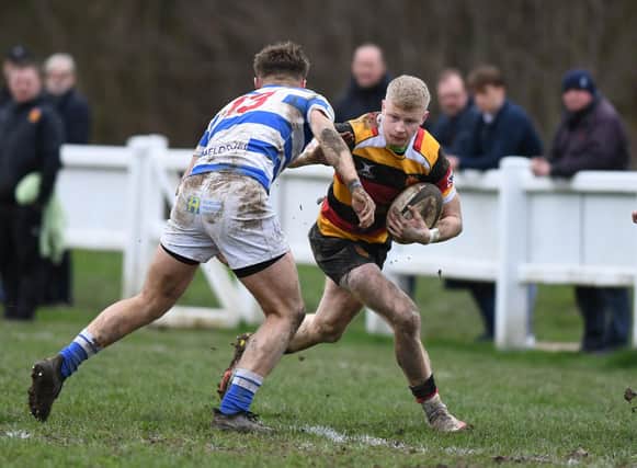Rory Macnab was a try-scorer in Harrogate RUFC's opening-day win at Driffield. Picture: Gerard Binks