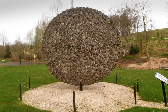 One of the installations at the Himalayan Garden and Sculpture Park