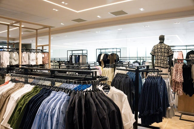 The menswear section in the new Next store that has opened its doors at St Michael's Retail Park in Ripon