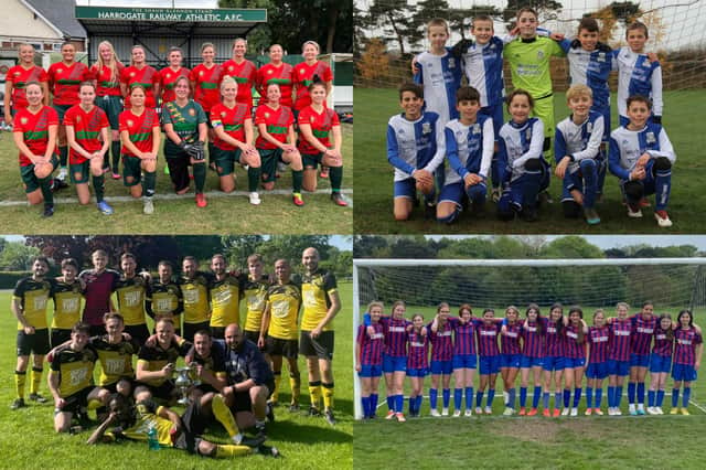 We take a look at 28 photos of football teams from across the Harrogate district during the 2022/23 season