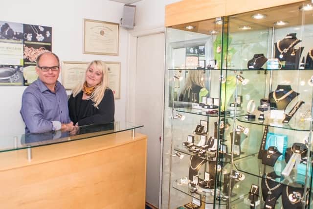One of the UK's best shops - Sue and Steve Kramer at Crown Jewellers in Harrogate.