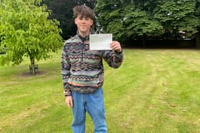 Albert Saggers, 18, of Ripon Grammar School, has achieved A* A* A in his A-level results