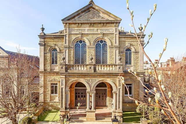 The stunning Chapel is a Grade II listed former Wesleyan Chapel located in Grove Road in Harrogate.