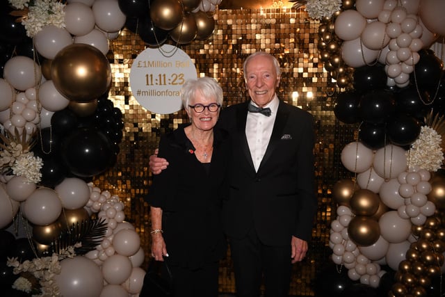 May and Collin Hayes at The Friends of Alfie Martin ball held at the DoubleTree by Hilton Harrogate Majestic Hotel